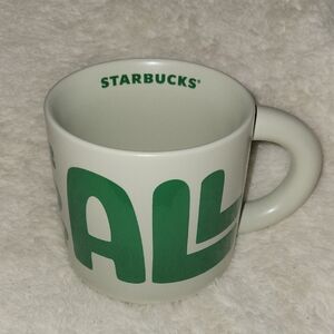Starbucks Green and White  COFFEE FOR ALL Mug